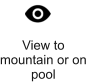 View to mountain or on pool
